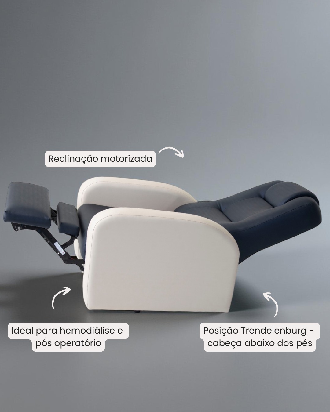 Poltrona trend para hemodiálise e pós operatório